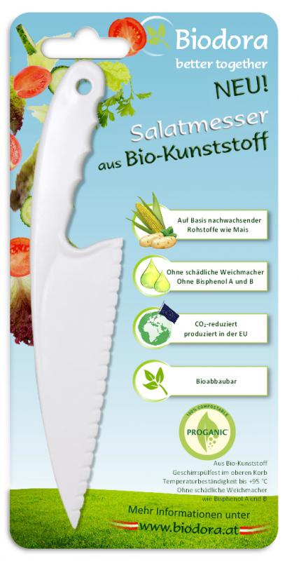 Salatmesser aus Biokunststoff