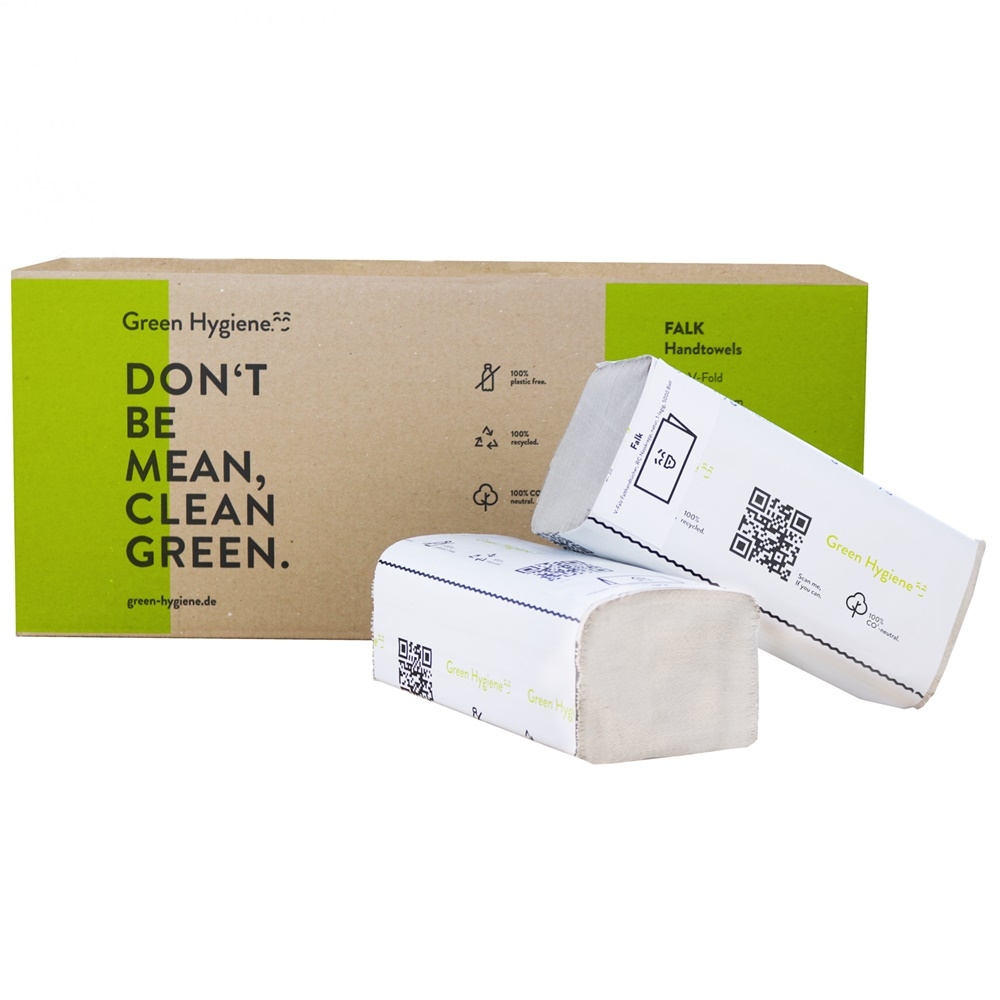 Green Hygiene Papierhandtücher FALK, 1-lagig, 5000 Stück