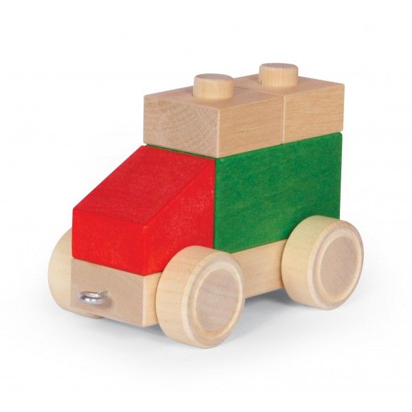 VARIS Steckklötze Fahrzeug 4 – Holzspielzeug