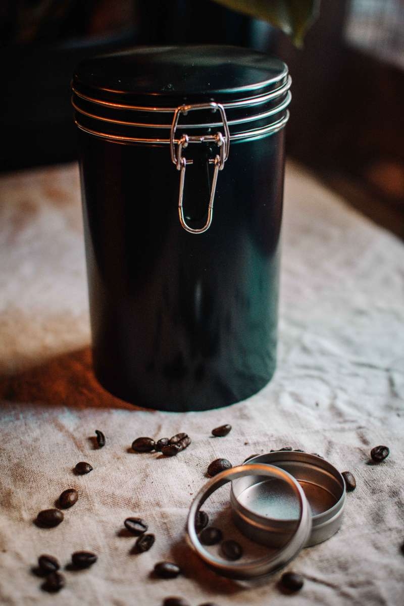 Dosen SET Coffee Time – Kaffeedose & Vorratsdose aus Weißblech